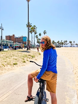 bike riding in Venice Beach is a great senior trip idea
